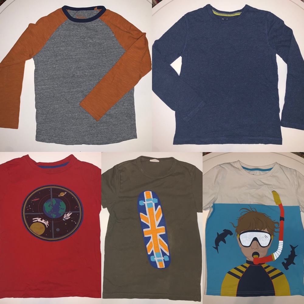 Boys Boden Shirt Lot, Size 9-10 - Picture 1 of 6